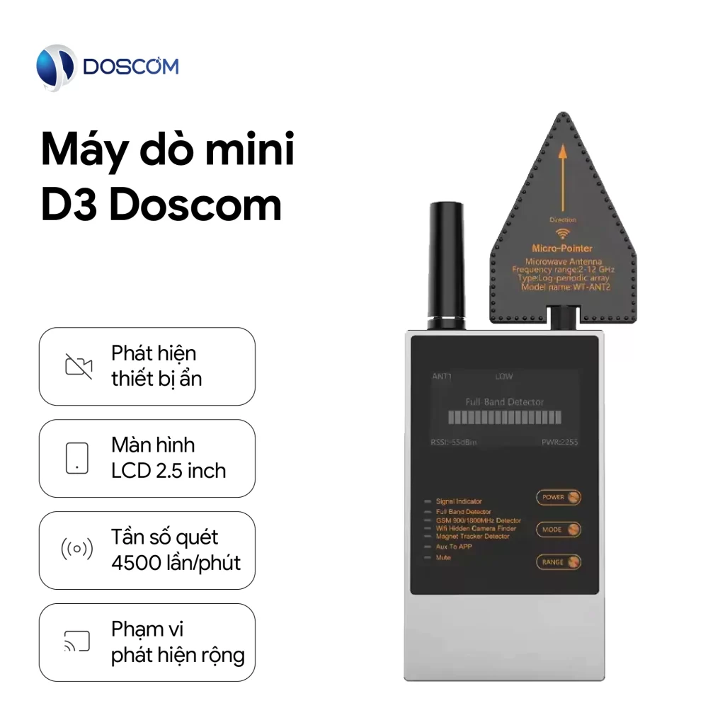 Thiết bị dò D3 Doscom