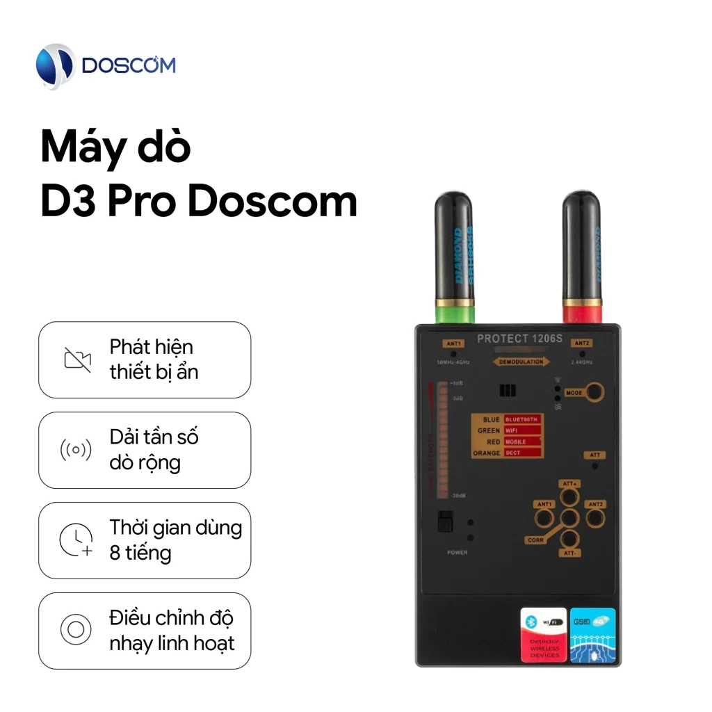 Thiết bị dò D3 Pro Doscom