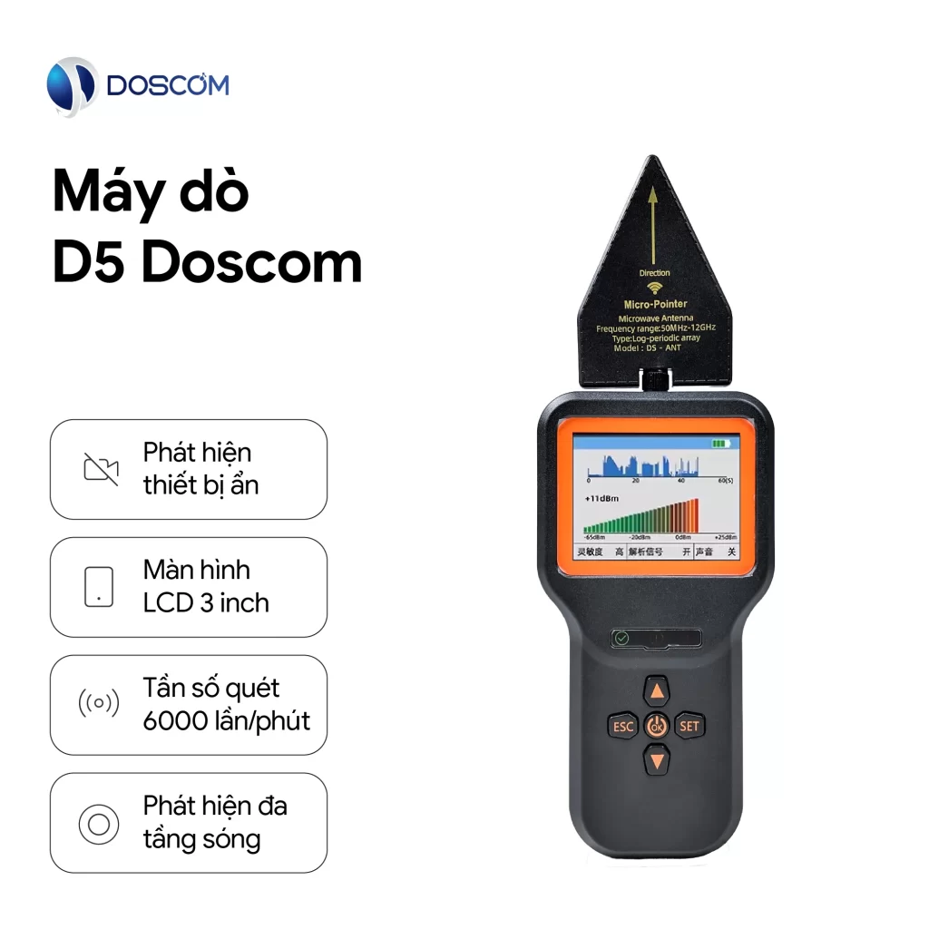Thiết bị dò thế hệ mới D5 Doscom