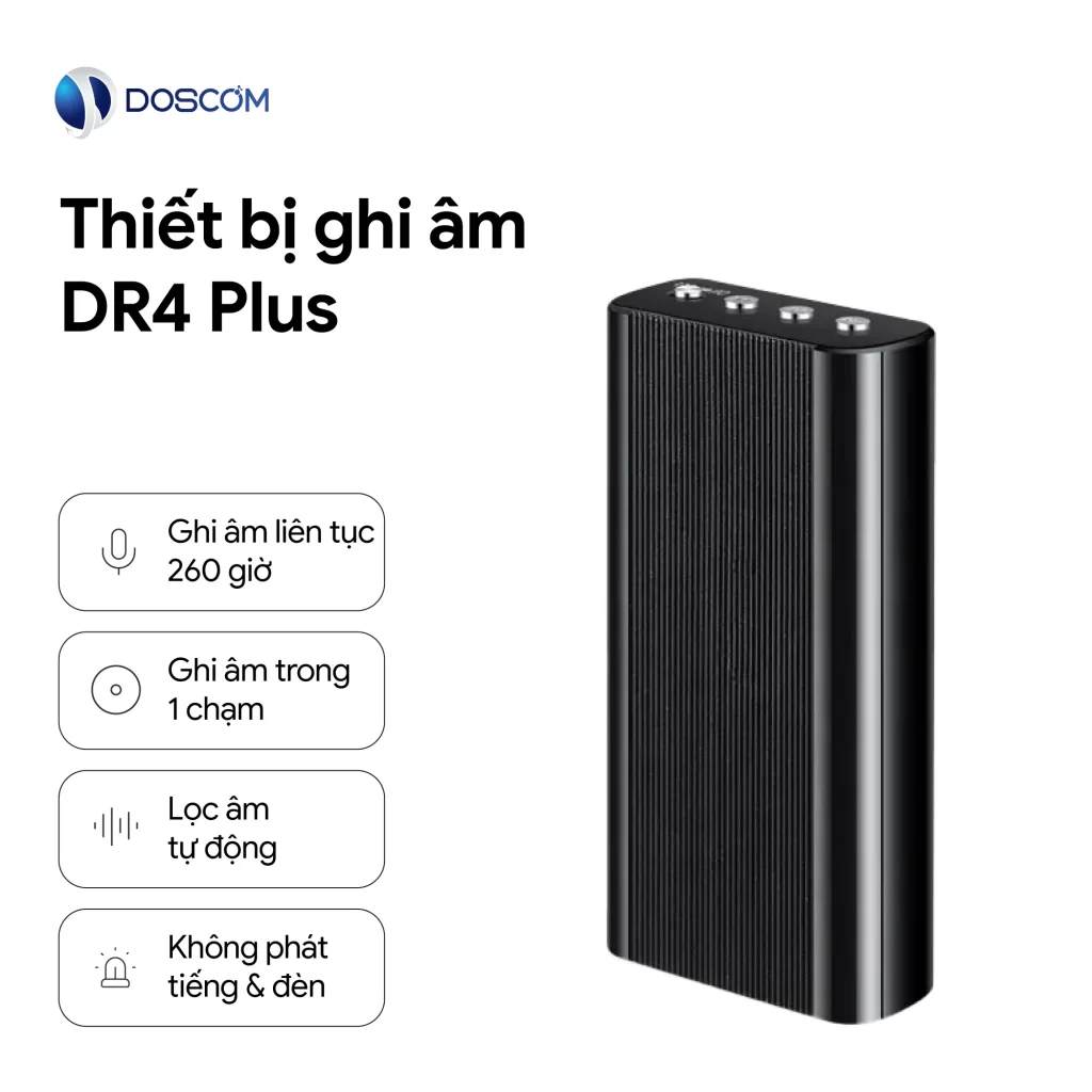 Thiết bị ghi âm DR4 Plus