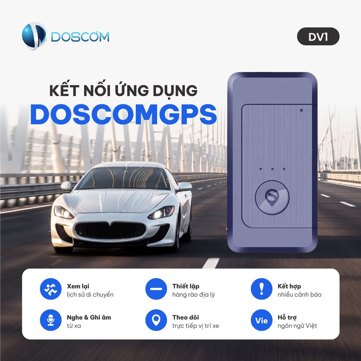 Định vị hỗ trợ quản lý, giám sát xe