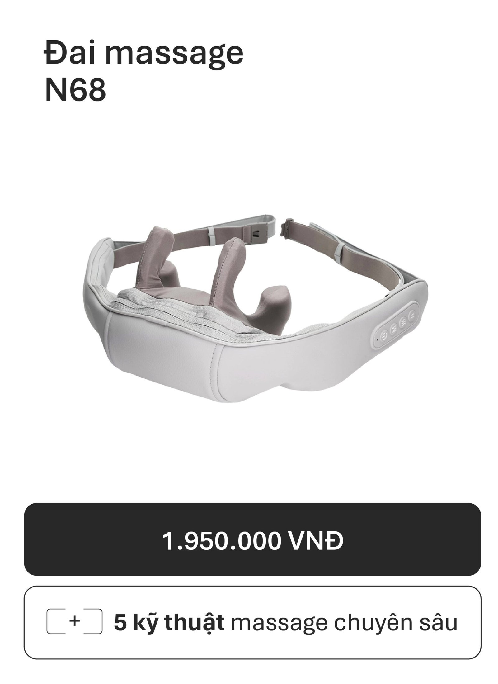 Đai massage cổ vai gáy FJ-N68