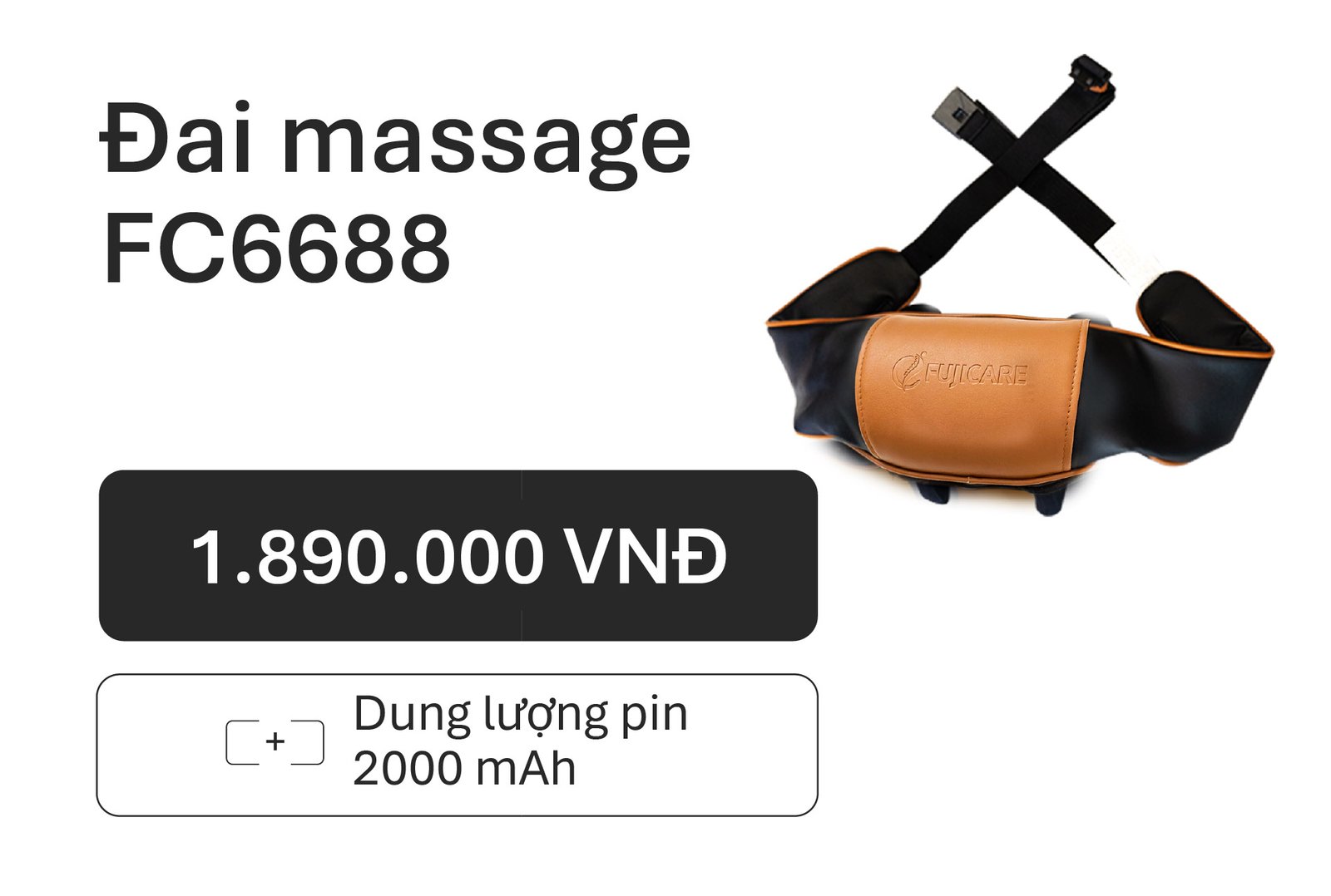 Đai massage cổ vai gáy FC6688